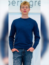 Maglia uomo melange in misto lana