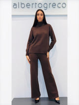 Coordinato maglia over e pantaloni