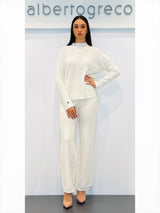 Coordinato maglia ampia e pantaloni