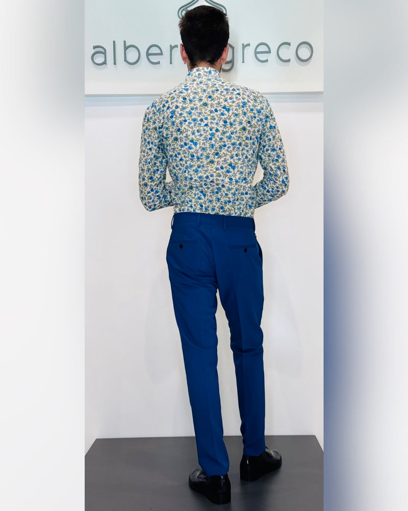 Camicia uomo fantasia floreale
