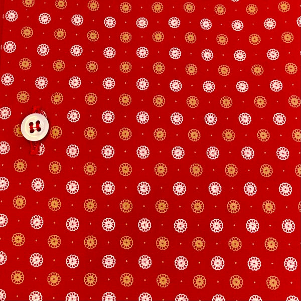 Camicia in fantasia geometrica a pois