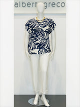 Blusa in viscosa fantasia