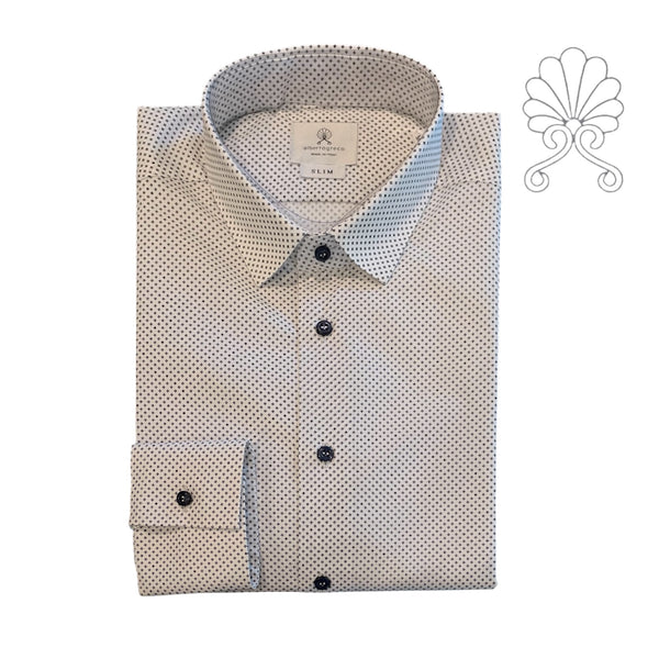 Camicia uomo fantasia geometrica
