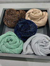 Stola in jersey laminato