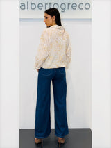 Camicia in cotone ricamata