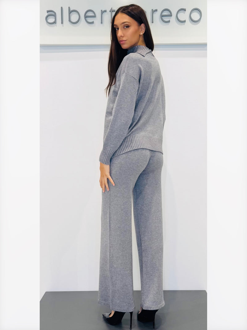 Coordinato maglia over e pantaloni