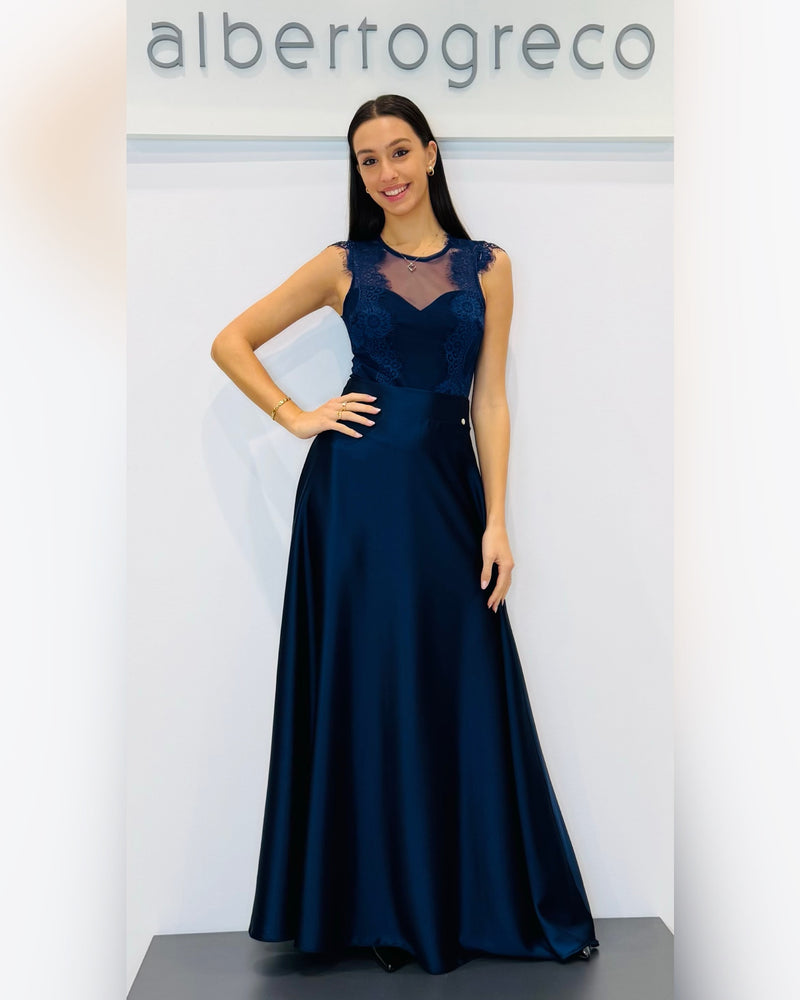 Top body con inserti in pizzo