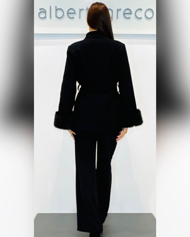 Cappotto corto doppio petto