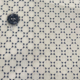 Camicia uomo stampa geometrica cerchi