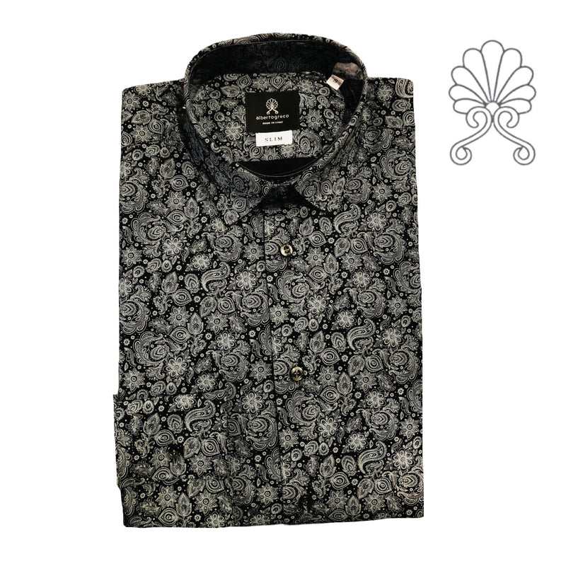 Camicia uomo fantasia chachemire