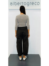 Pantaloni donna a ovetto tinto capo