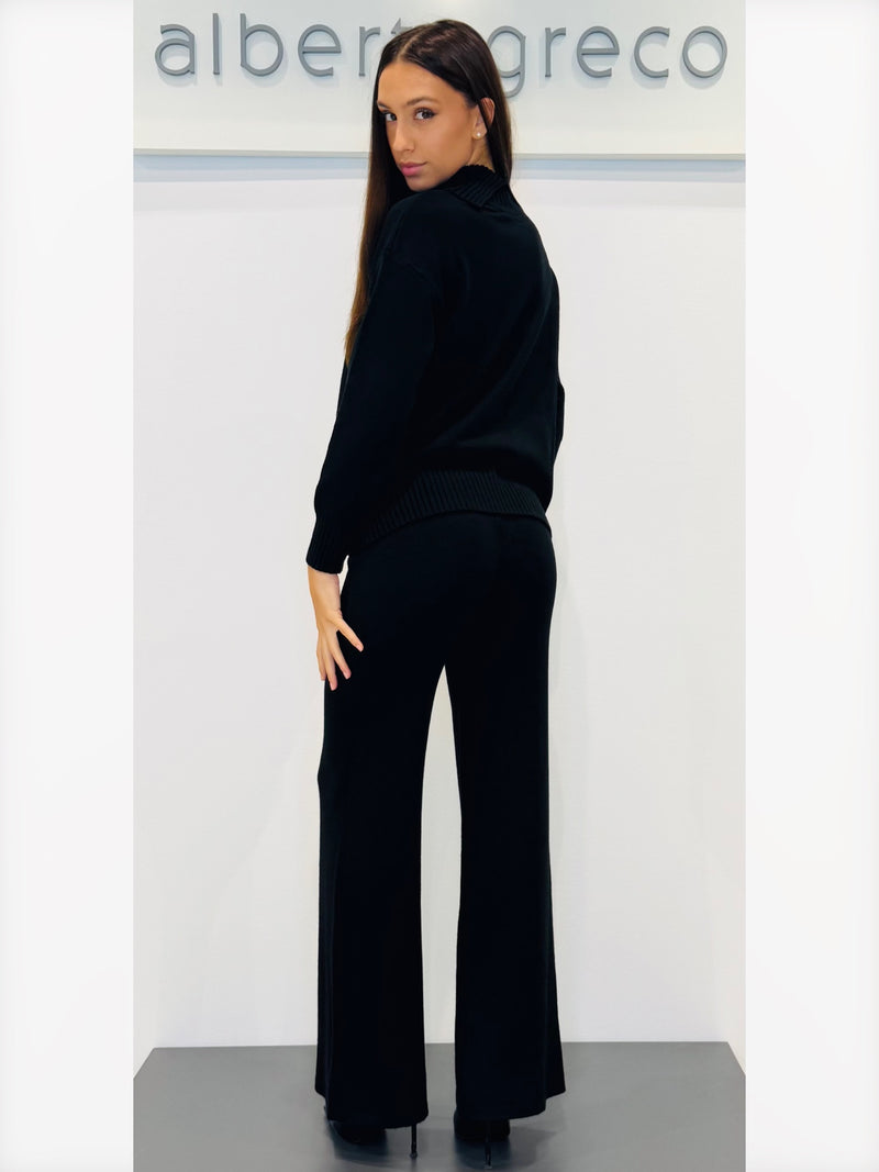 Coordinato maglia over e pantaloni