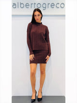 Coordinato maglia over e gonna