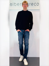 Maglia uomo lupetto operato