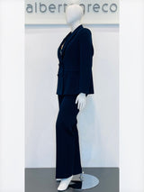 Pantaloni a palazzo in crepe