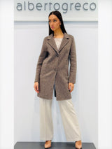 Cappotto decostruito misto lana