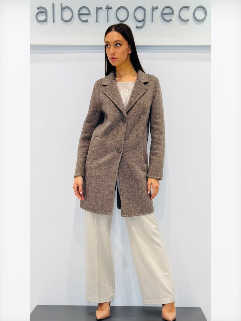 Cappotto decostruito misto lana