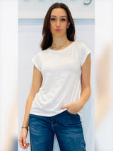 Tshirt con applicazione in rilievo