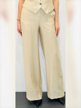 Pantaloni palazzo donna in misto viscosa