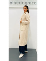 Cappotto in eco montone double face
