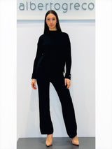 Coordinato maglia ampia e pantaloni