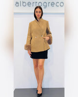Cappotto corto doppio petto