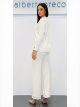 Coordinato maglia ampia e pantaloni