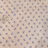 Camicia uomo oxford con stampa micro flower