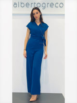 Tuta con motivo a nodo in vita