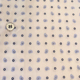 Camicia uomo stampa motivo paisley e cerchi