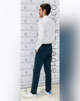 Pantaloni uomo in cotone leggero elasticizzato