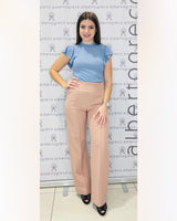 T-shirt con maniche ad aletta